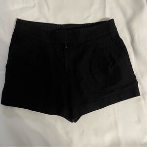 J. Crew Women's High Waist Black Shorts